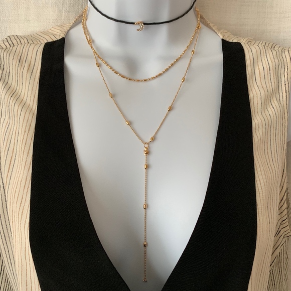 NEW! Boho Choker/Multi-Layer Pendent Necklace! - Picture 2 of 2